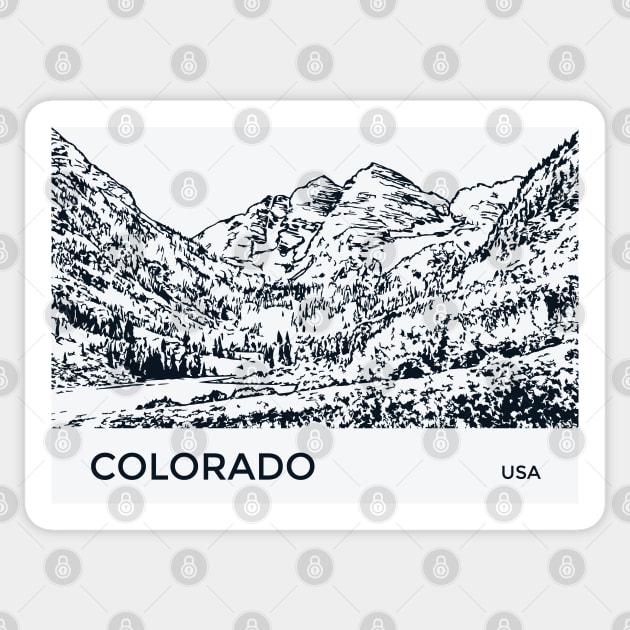 Colorado USA Sticker by Lakeric